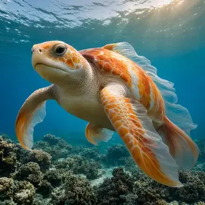 Goldfish + Sea turtle